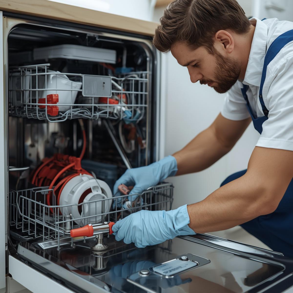 Cómo desatascar un lavavajillas