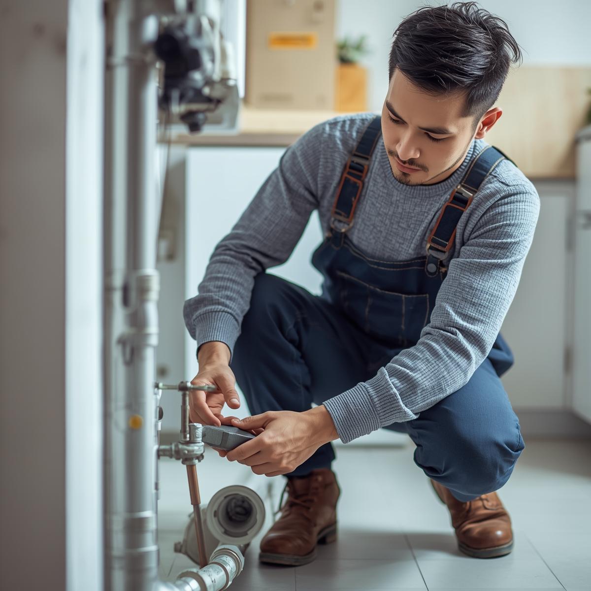 Desatascar una tubería muy obstruida
