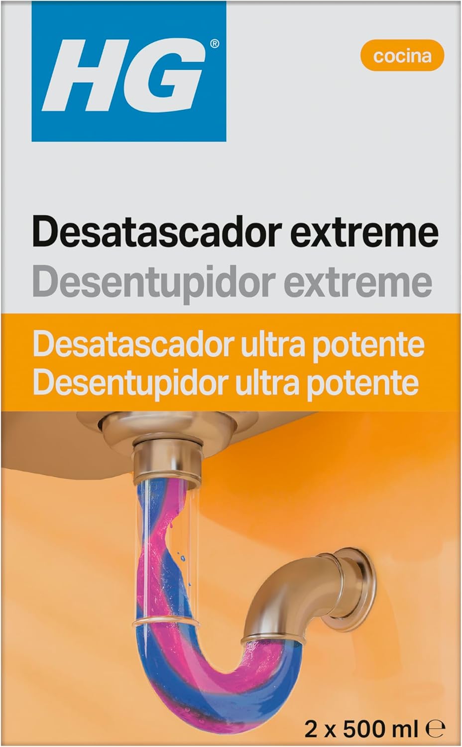 HG Desatascador Extreme de dos componentes