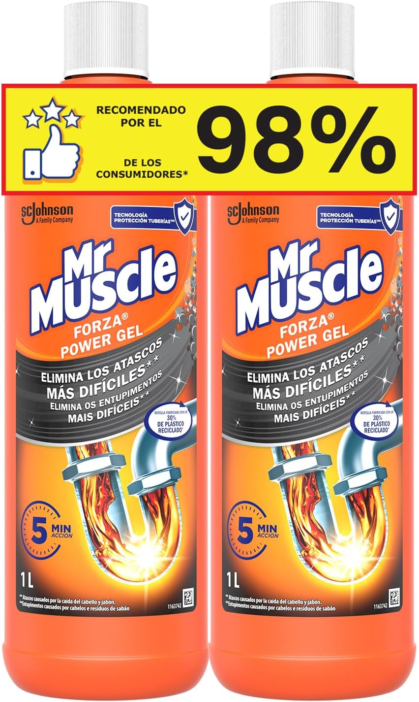 Mr Muscle Forza Gel Power pack de dos litros