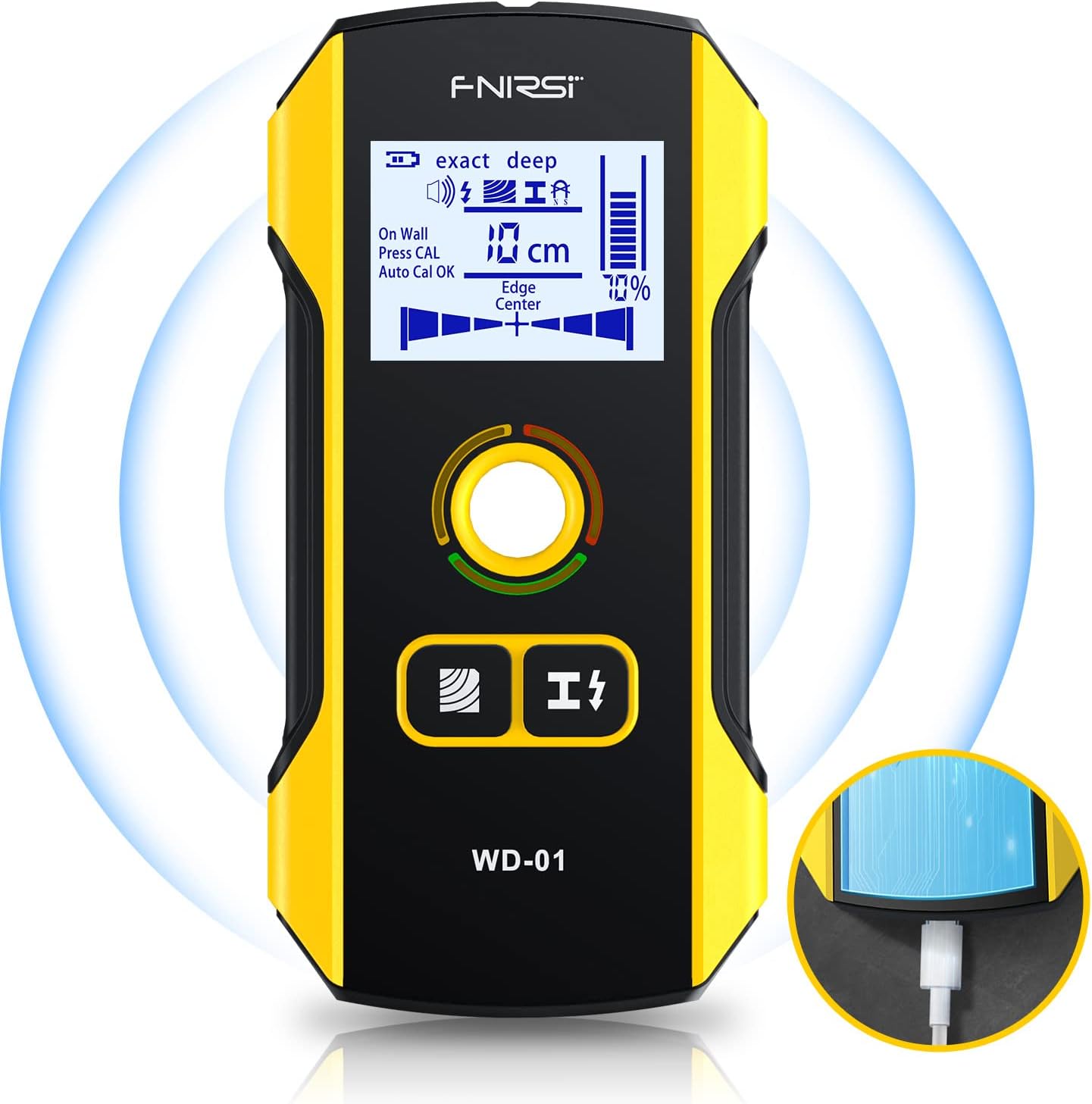 FNIRSI WD-01 6 en 1 para detector de cables y tuberias leroy merlin