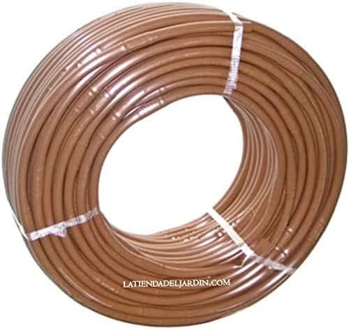 Suinga marrón 16 mm · 33 cm · 50 m para tuberia para riego por goteo