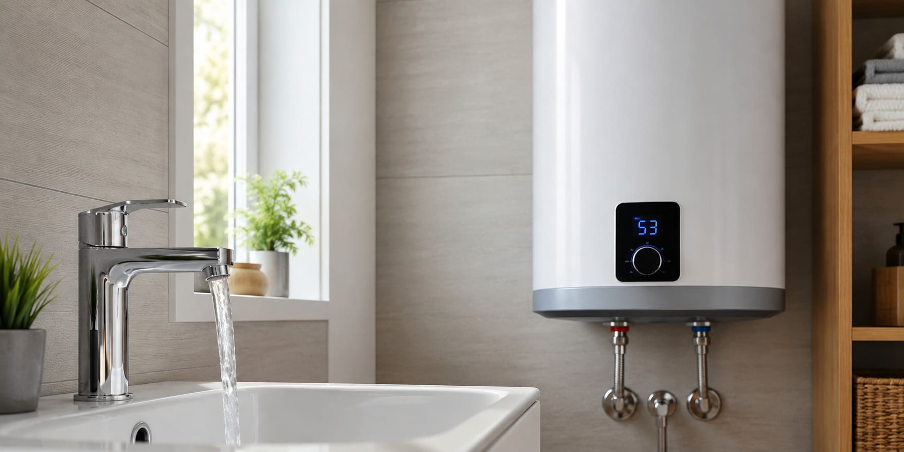 a qué temperatura poner el termo eléctrico
