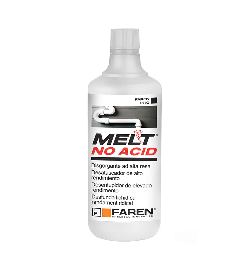 Faren MELT NO ACID 1 L para melt desatascador uso profesional